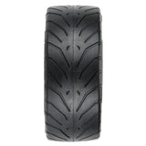 1/8 Avenger HP BELTED S3 Fr/Rr Buggy Tires Mounted 17mm Black (2)