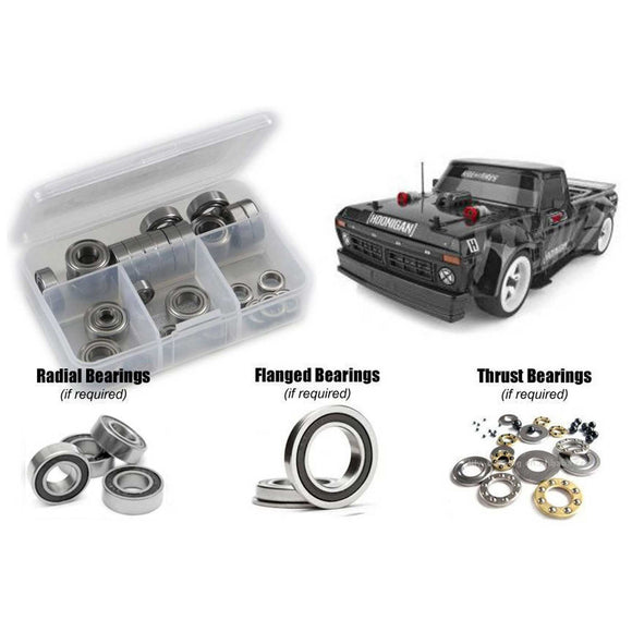 Rubber Shielded Bearing Kit: Associated Apex2 Hoonitruck RTR