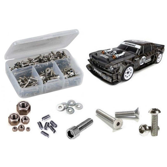 Stainless Steel Screw Kit: Associated Apex2 Hoonitruck RTR