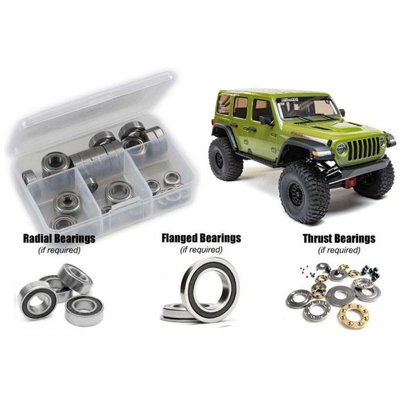 Rubber Shielded Bearing Kit: Axial SCX6 Jeep 1/6th