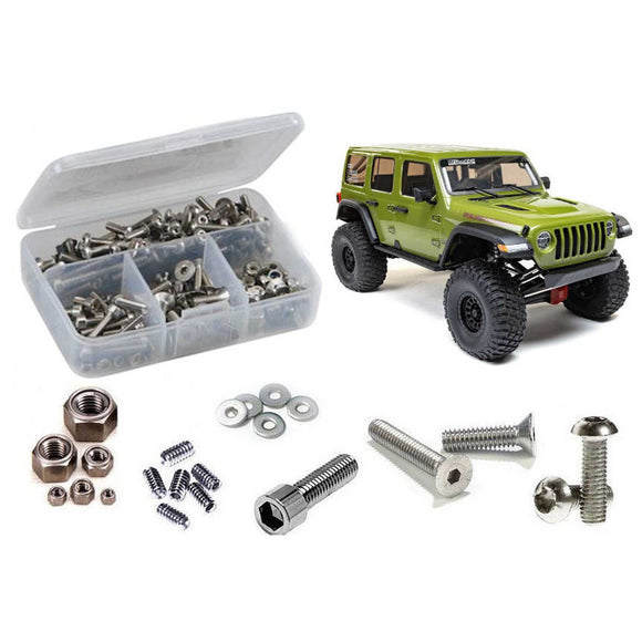 Stainless Steel Screw Kit: Axial SCX6 Jeep 1/6th