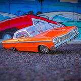 1/10 SixtyFour Chevrolet Impala Hopping Lowrider, Orange/White