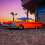 1/10 SixtyFour Chevrolet Impala Hopping Lowrider, Orange/White