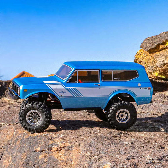 1/18 Ascent-18 International Scout II Rock Crawler, Blue