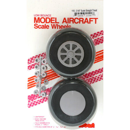 U-325 Scale Wheels, 3-1/4