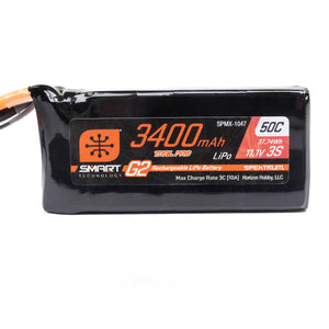 Smart G2 Trail Pro 3400mAh 3S 11.1V 50C LiPo w/ IC3