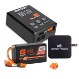 Smart G2 Powerstage Bundle: 810mAh 2S 50C LiPo Battery (IC2), S100 Charger, 65W Power Block, Adapter