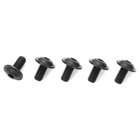 Steel Flanged Screws, 3x6mm (5)