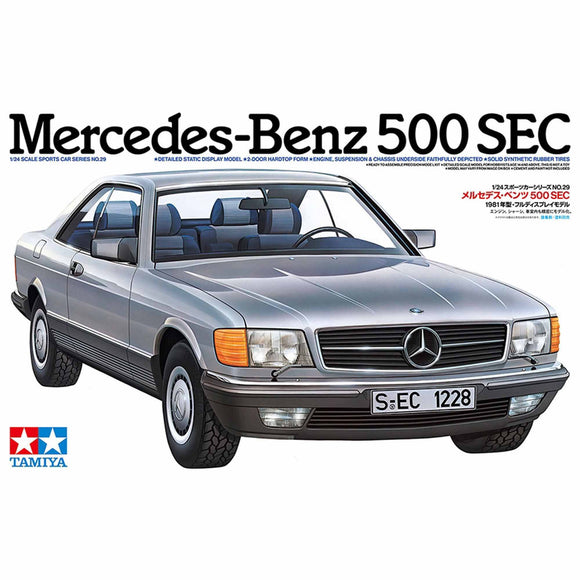 1/24 Mercedes-Benz 500 SEC, Plastic Model