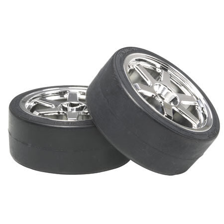 1/10 26mm Drift Type D Pre-Mounted Tires (2)