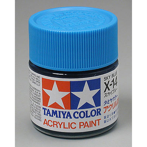 Acrylic X-14 Sky Blue Paint, 23ml Bottle