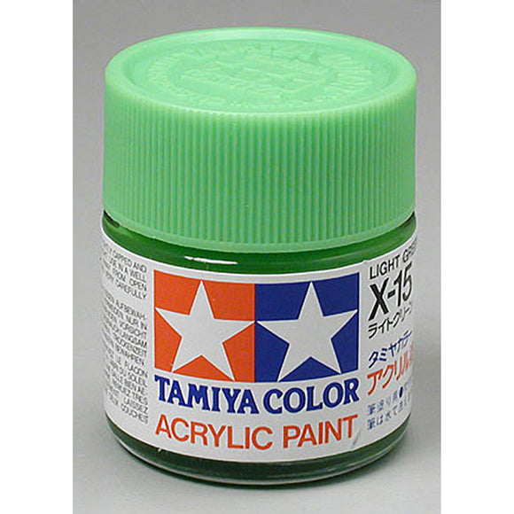 Tamiya X-15 Light Green Gloss Finish Paint (23ml)