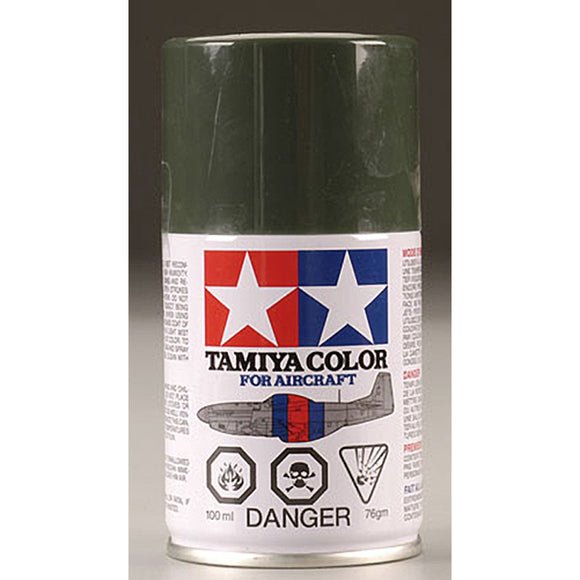 AS-24  Lacquer Spray Paint, Dark Green