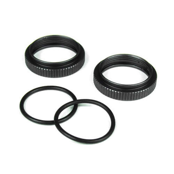 Shock Adjustment Collars Aluminum Gun Metal Anodized (2)