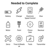 22X AC Race Kit: 1/10 2WD Buggy Astro/Carpet