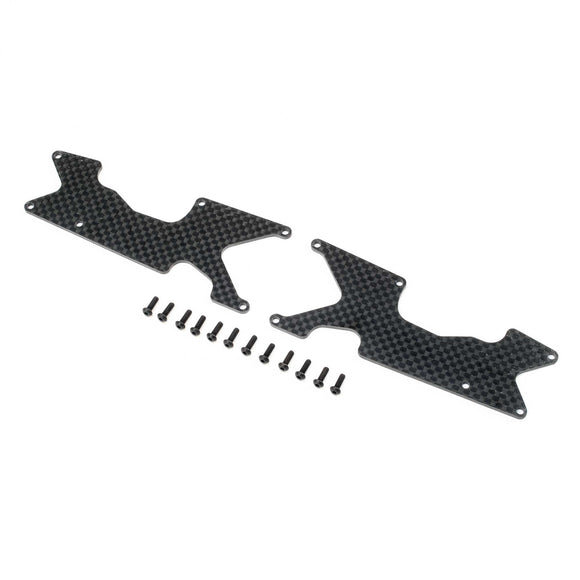 Rear Arm Inserts Carbon  8XT