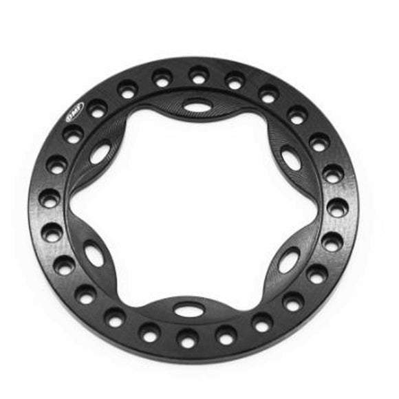 OMF 1.9 Scallop Beadlock Black Anodized
