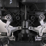 Steering Rack, Black Anodized: Axial Yeti