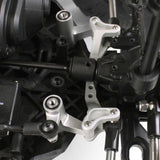 Steering Rack, Clear Anodized: Axial Yeti