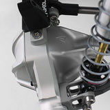 Axle V2, Grey Anodized: Axial Wraith / Yeti