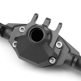 Currie F9 Rear Axle, Black Anodized: SCX10-II