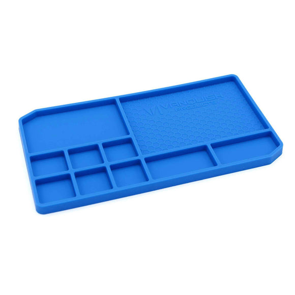 Rubber Parts Tray, Blue