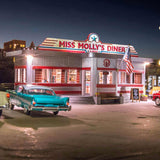 O Scale, Miss Molly's Diner, Built & Ready