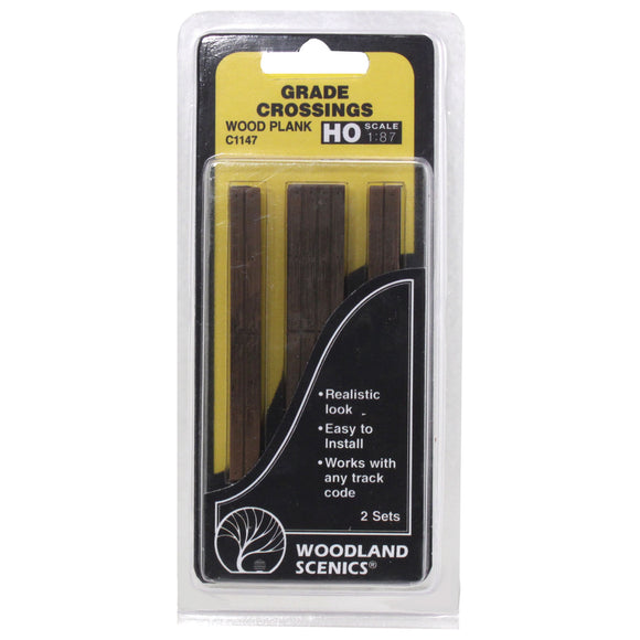 HO Grade Crossing, Wood Plank