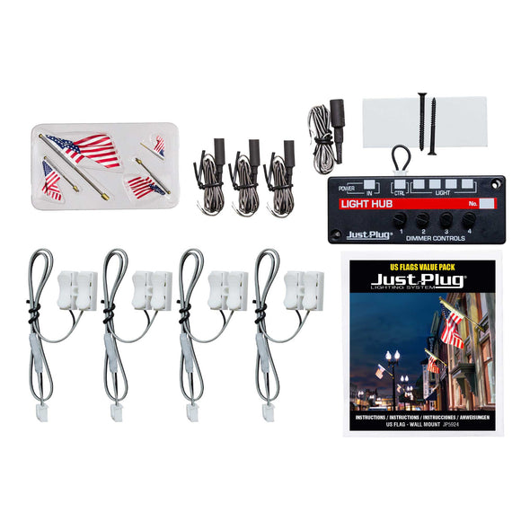 Value Pack U.S. Flag – Wall Mount