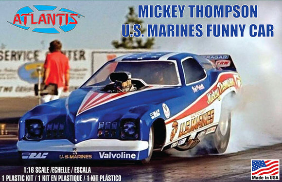 1/16 Mickey Thompson Marines Funny Car Plastic Model Kit