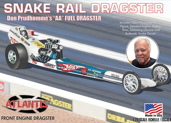 1/24 Don the Snake Prudhomme Front Engine Dragster Plastic