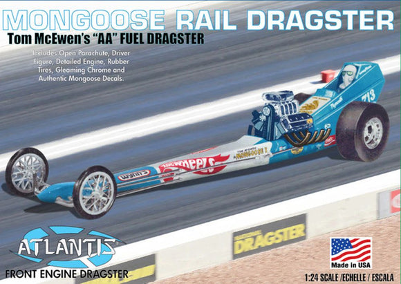 1/24 Tom Mongoose McEwen Front Engine Dragster Plastic Model