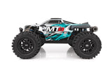 Team Associated - Rival MT8 1/8 Scale 4WD Teal  Electric Monster Truck, RTR, w/ LiPo & Charger- Combo