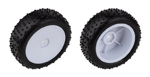 Reflex 14 Mini Pin Tires on Narrow Wheels, White