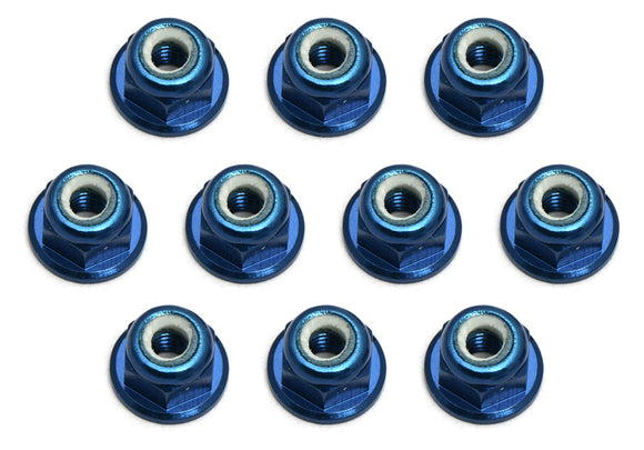 FT Blue 3mm Locknut (10)