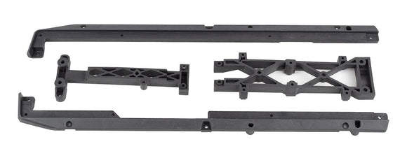 SR7 FT Lower Chassis Brace Set Carbon