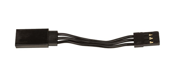 50mm Servo Wire Extensions, Black, (1.97in)