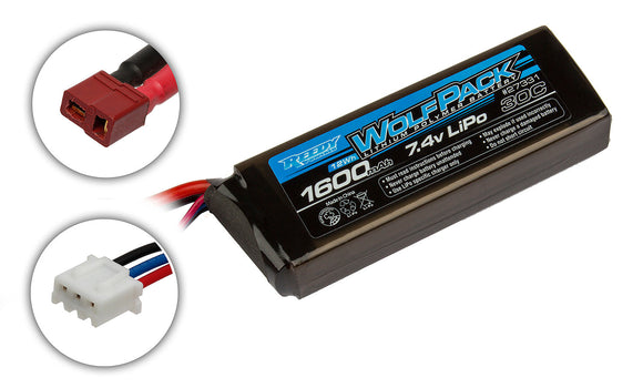 Team Associated - Reedy Wolfpack LiPo 1600mAh 30C 7.4V Battery Pack