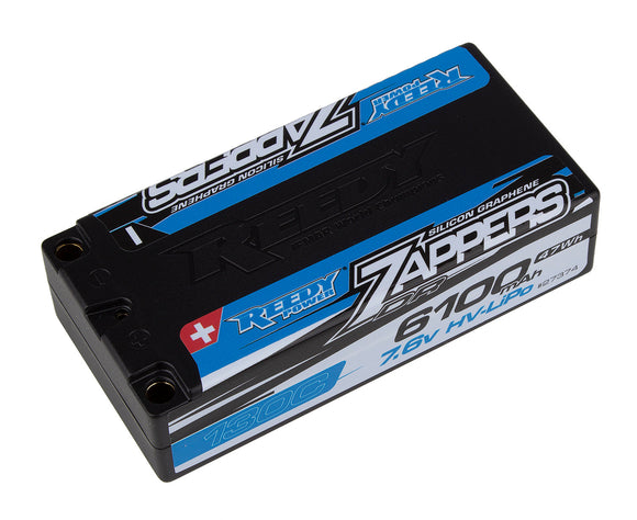 Team Associated - Zappers DR 6100mAh 130C 7.6V High Voltage LiPo Shorty Battery