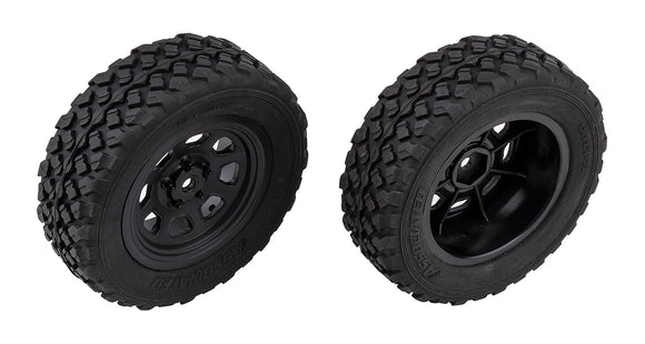 Pro2 LT10SW Front Wheels and Tires, Mounted