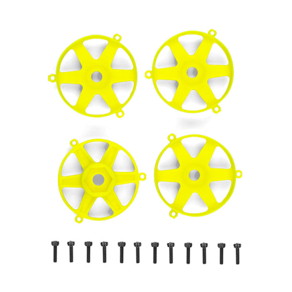 DC10 FT Adjustable Wheel Face Plate, Fluorescent Yellow