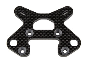 RC8B4.1 FT Front Shock Tower, 26.5, Carbon Fiber