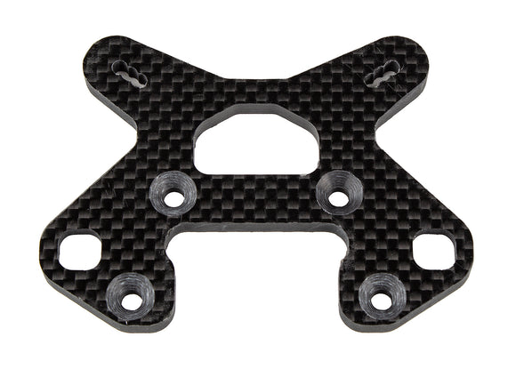 RC8B4.1 FT Front Shock Tower, 26.5, Carbon Fiber