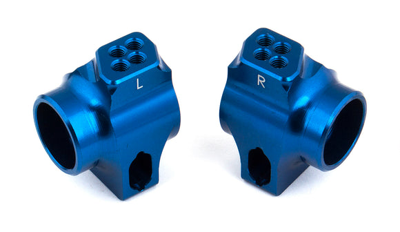 B6 Factory Team Blue Aluminum Rear Hubs