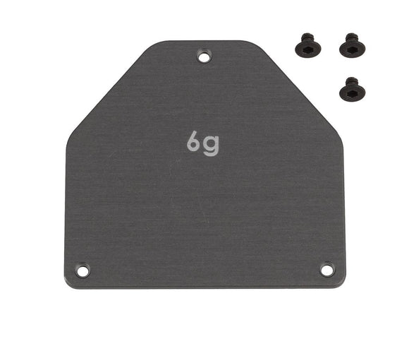 RC10B7 FT Aluminum Servo Weight Plate, 6g