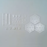 Clear Action Base 4 Display Stand for 1/100 Scale Models