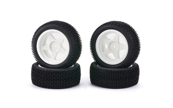 M48S Dirt Spec Tire Set Mounted on 5 Spoke Wheel