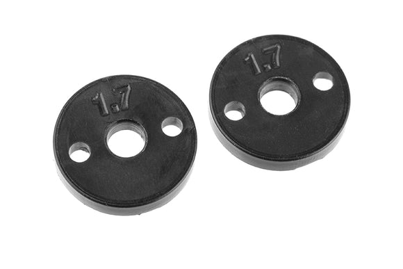 Shock Piston - Composite - 2x 1.7mm Holes - 2 pcs: SBX410
