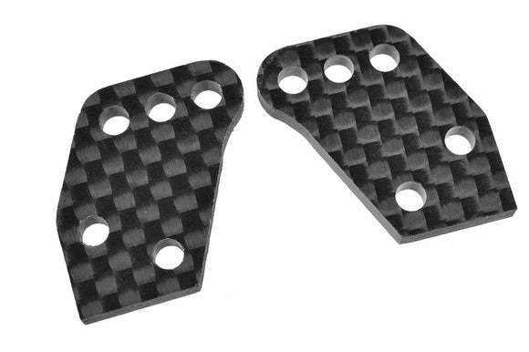 Hub Camber Plates, Rear, Carbon 3mm, 2pcs