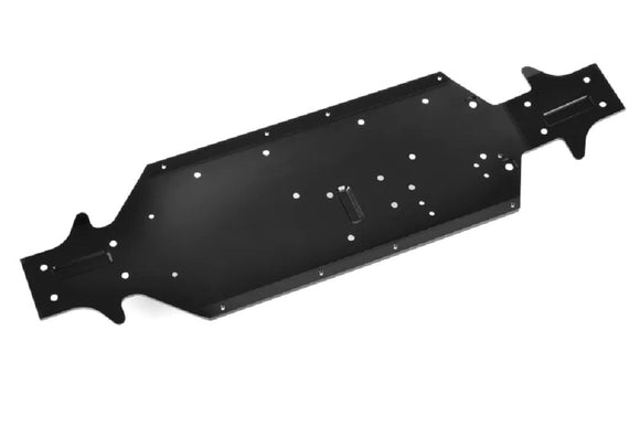 Chassis, Syncro, Aluminum 3mm, Black, 1pc